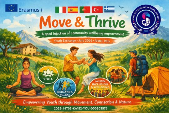 Serik’ten Avrupa’ya: “Move & Thrive” Erasmus+ Gençlik Değişimi Başlıyor